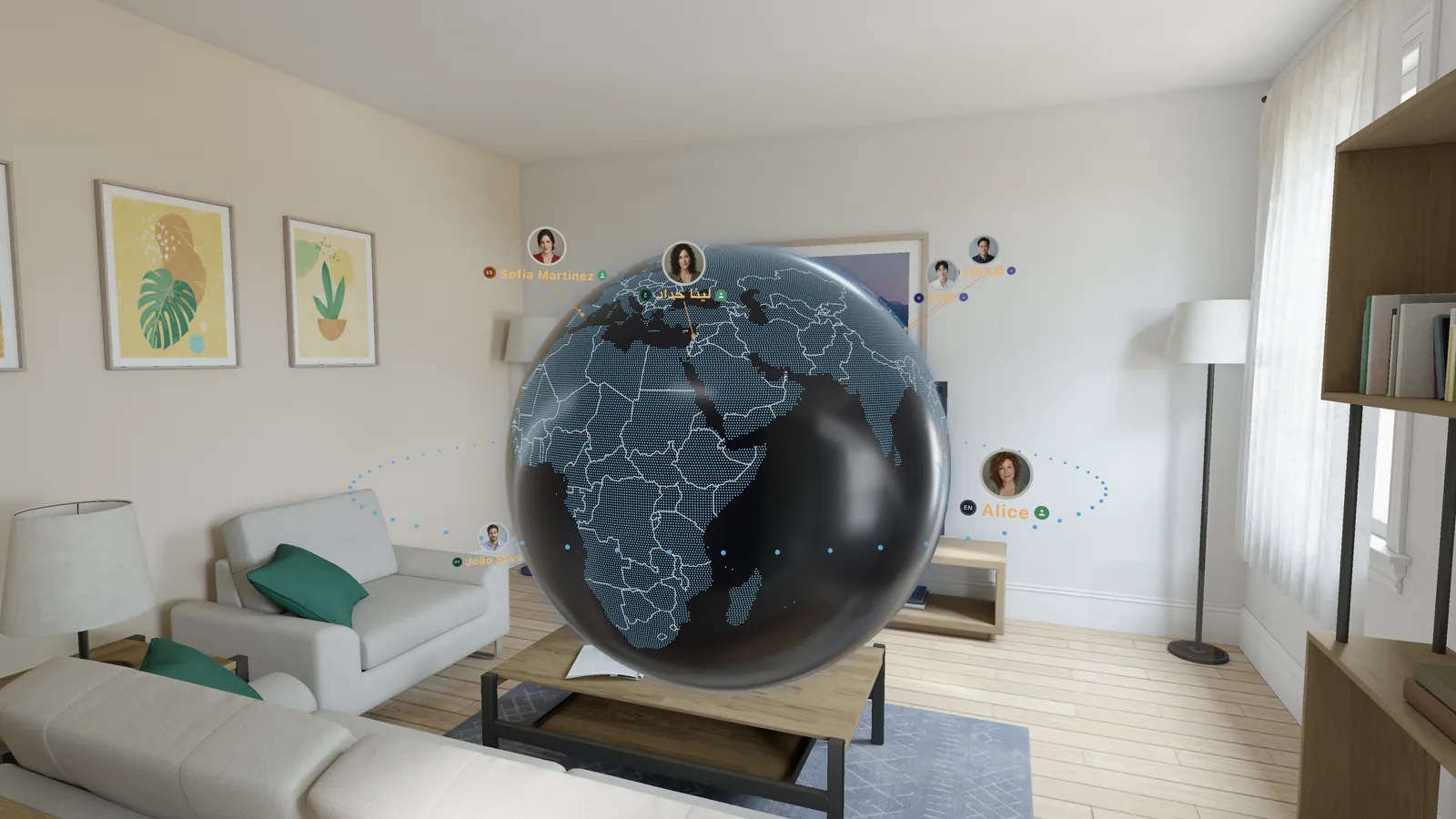 Apple Vision Pro · SayMyName Spaces