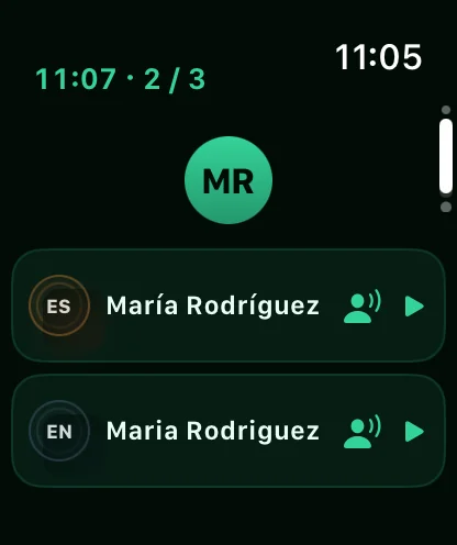 Apple Watch · Up next